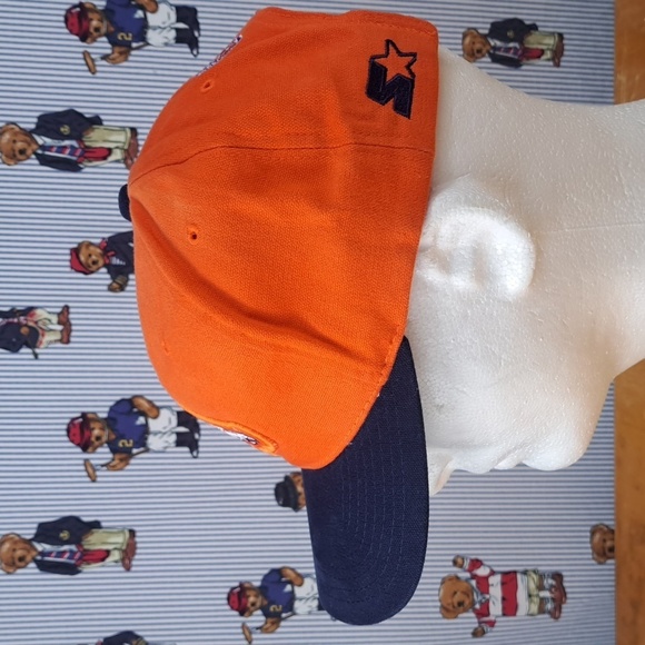 Vintage Denver Broncos Stater NFL Proline raised logo orange & blue football hat - Picture 2 of 7